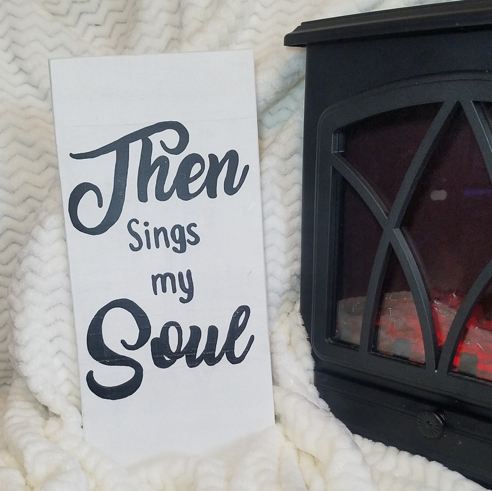 Handpainted wooden sign